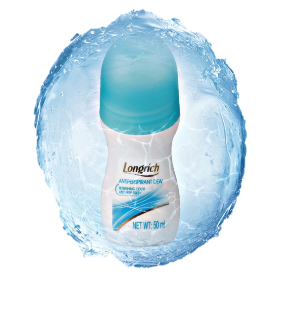 Longrich Antiperspirant Dew Roll On 50ML is an effective antiperspirant that keeps you fresh and confident all day long. It contains a powerful antiperspirant complex that combats sweat and odor, and aloe extracts that provide moisture and protection for your skin. The roll-on ball design is easy to use and provides a cooling sensation.