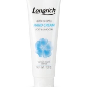 Longrich Brightening Hand Cream is a luxurious cream that deeply moisturizes, soothes allergic reactions, brightens skin, and has a delicate fragrance. It is enriched with vitamin A to repair dryness and restore youthful vitality.