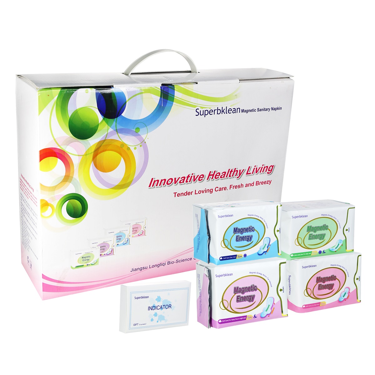 image of Longrich suberklean sanitary napkins